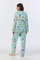 Tropical Comfort – Jungle Boogie Long Sleeve PJ Set in Stretch Jersey