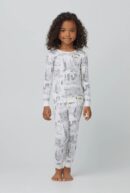 Cozy Long Sleeve Stretch Jersey Kids PJ Set