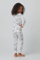 Cozy Long Sleeve Stretch Jersey Kids PJ Set