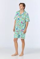 Men’s Stretch Jersey Pajamas - Jungle Boogie, Short Sleeve & Shorts