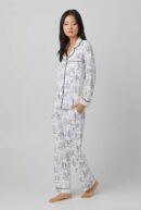 Classic Long Sleeve PJ Set – Stretch Jersey Comfort for Every Bedtime