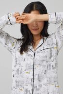 Classic Long Sleeve PJ Set – Stretch Jersey Comfort for Every Bedtime