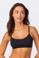 Black Bralette – Sleek & Soft Stretch Jersey