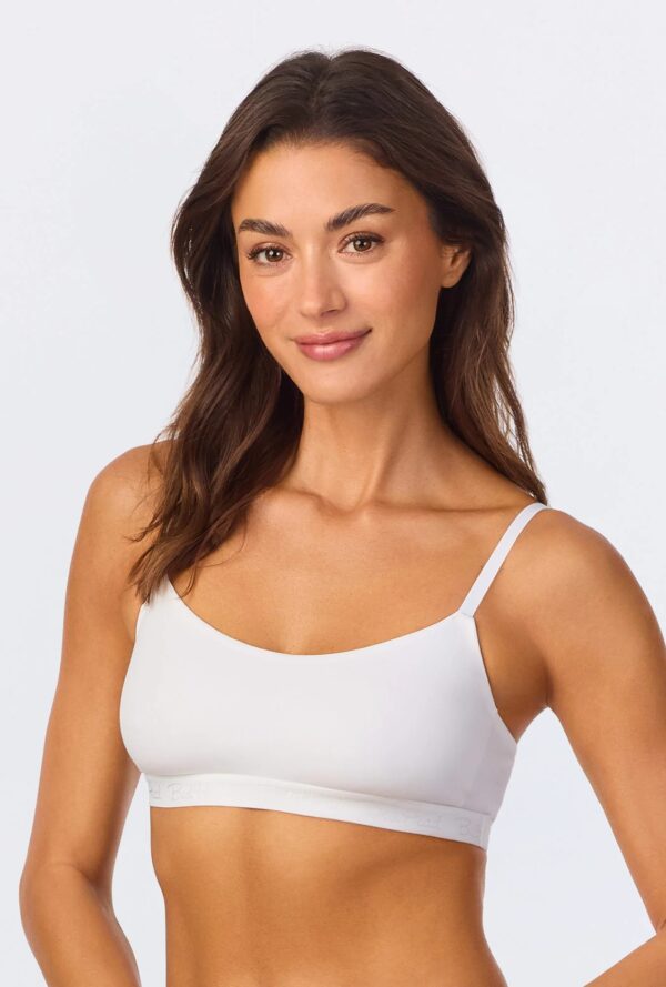 White Bralette – Soft & Supportive Stretch Jersey - Image 2