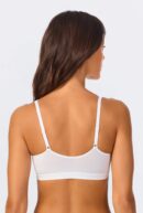 White Bralette – Soft & Supportive Stretch Jersey