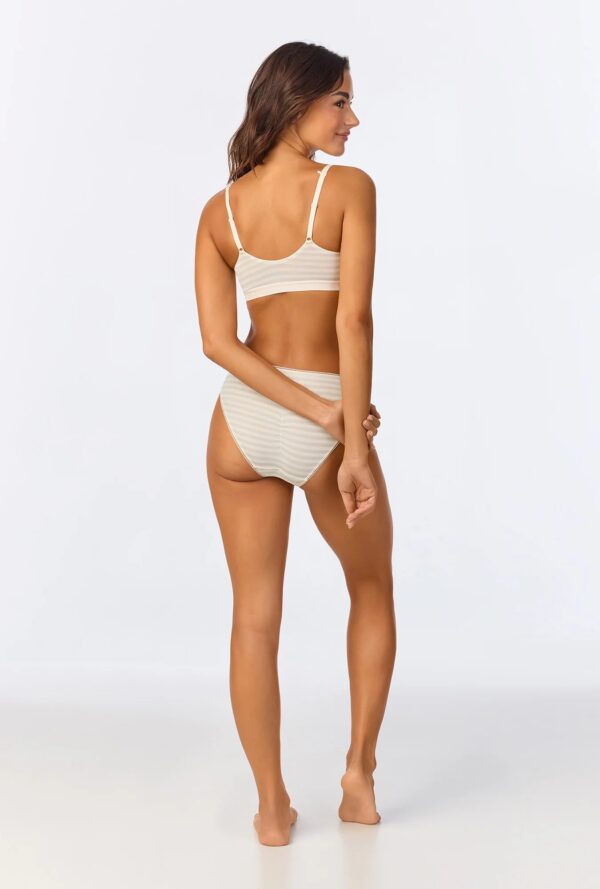 Mini Stripe Bralette – Soft Stretch Jersey Comfort - Image 4