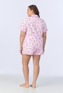 Cowgirl Toile Shorty Pajamas – Soft Stretch Jersey, Short Sleeve