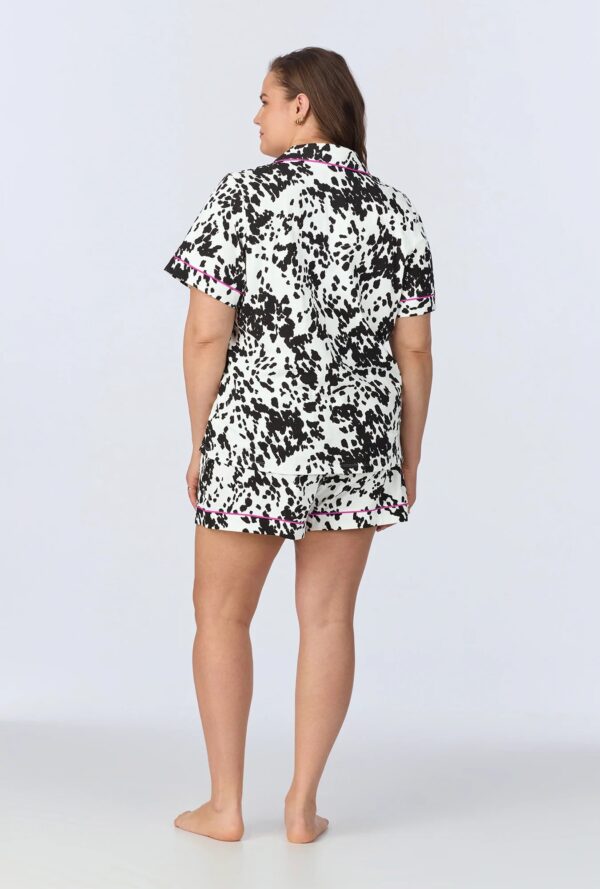Wild Pony Shorty Pajamas – Soft Stretch Jersey, Short Sleeve - Image 2