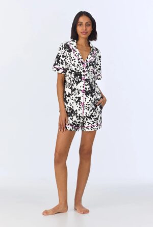 Wild Pony Shorty Pajamas – Soft Stretch Jersey, Short Sleeve