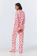 Classic Long Sleeve Pajama Set – Coming In Hot Print, Stretch Jersey