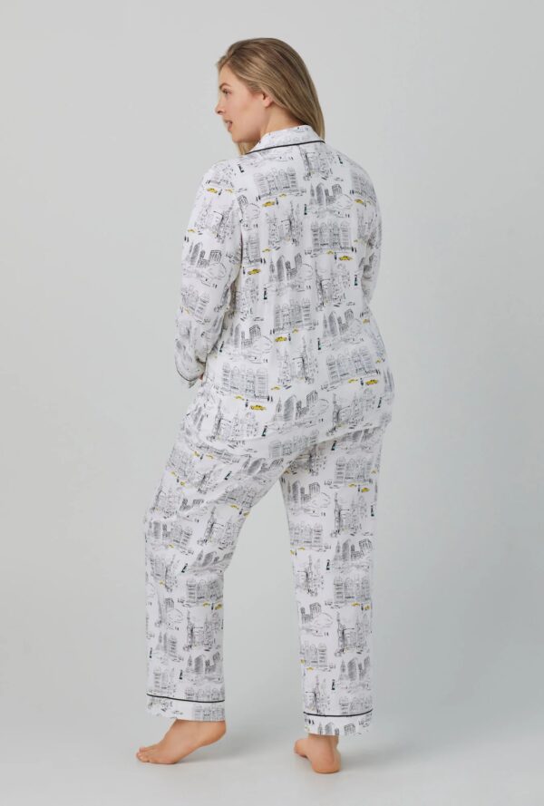 Classic Long Sleeve PJ Set – Stretch Jersey Comfort for Every Bedtime - Image 5