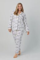 Classic Long Sleeve PJ Set – Stretch Jersey Comfort for Every Bedtime
