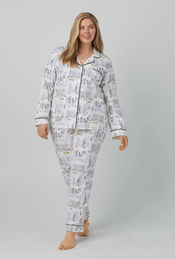 Classic Long Sleeve PJ Set – Stretch Jersey Comfort for Every Bedtime - Image 6